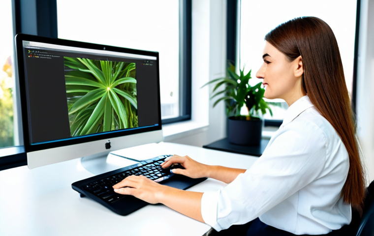 E-Commerce Professional in a Modern Office**
A young, professional woman, fully clothed in a modest business casual outfit (e.g., blouse and trousers or knee-length skirt), sits at a clean desk in a brightly lit, modern office. She is working on a laptop, with a secondary monitor displaying website analytics. Background shows blurred colleagues and office plants. Safe for work, appropriate content, professional, perfect anatomy, correct proportions, natural pose, well-formed hands, proper finger count, natural body proportions, high quality.
**