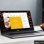 Home 19 전자상거래 실기 시험 대비 UI UX 최적화 연습법 - A modern e-commerce website user interface design displayed on a sleek laptop screen, showcasing a c...