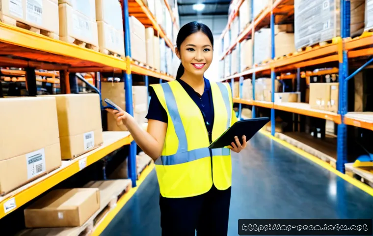 Home 17 전자상거래 자격증 취득 후 물류 관리 경력 전환 - Photorealistic Malaysian e-commerce professional transitioning into logistics management, confident ...